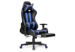 Офисное кресло Corvet black / blue (54x60x125)