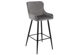 Барный стул Mint серый (45x49x107)