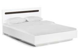 Кровать Амбра 160х200 белый глянец / белый эггер (164,2x203,2x90)
