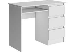 Компьютерный стол Косео белый (50x77)