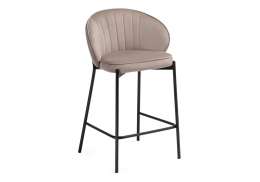 Барный стул Нейл латте / черный (58x45x92)
